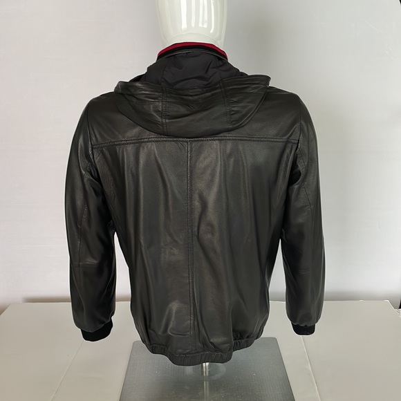Hugo Boss Mens Leather Jacket - Picture 11 of 14